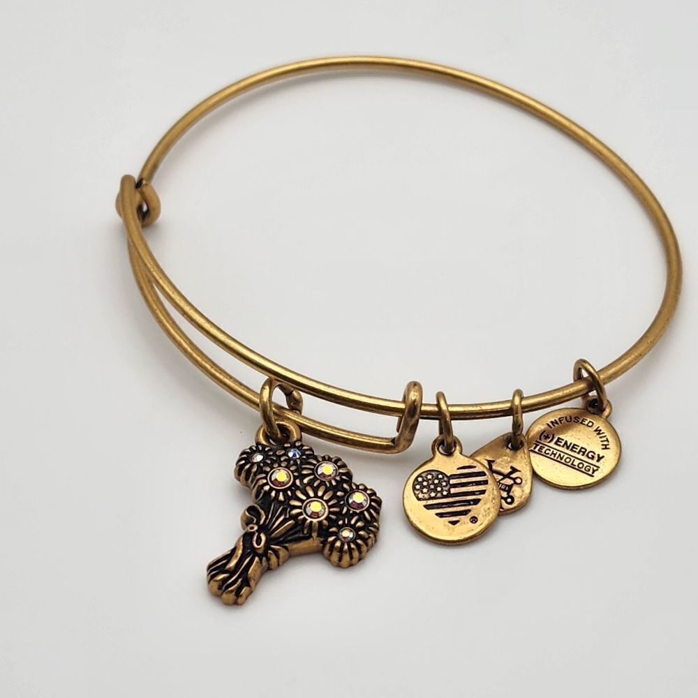 Alex & Ani I Pick You Flower Bouquet Bracelet